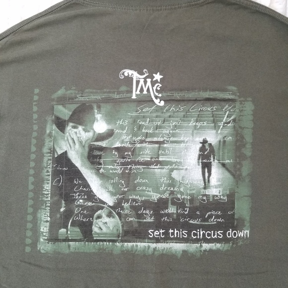 Tim McGraw 2001 tour short sleeve concert tee sz. XL Vintage Country Music CMAs - Picture 2 of 5